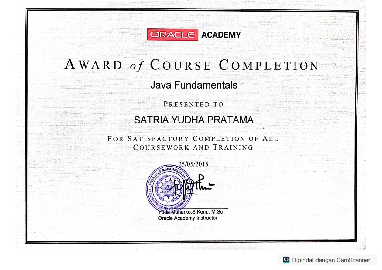 Java Fundamentals