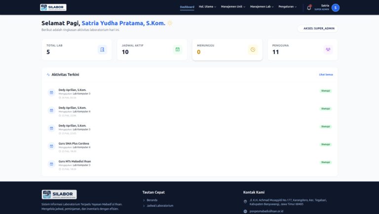 Sistem Informasi Laboratorium Terpadu V 1.2